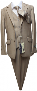 BOYS 5PC. SUIT (BEIGE) 2121304-5